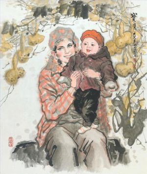 Art chinoises contemporaines - Mère et fils