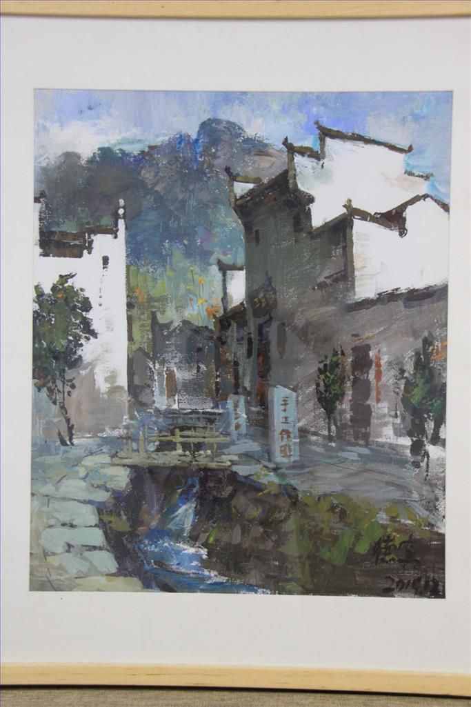 Li Dezhen Types de peintures - Une journée d'hiver à Pinshan