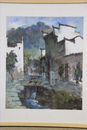 Li Dezhen œuvre - Peinture couleur de la vie 006