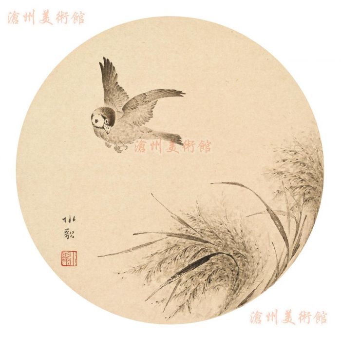 Li Shuige Art Chinois - Peinture de fleurs et d'oiseaux dans un style traditionnel chinois, croquis 2