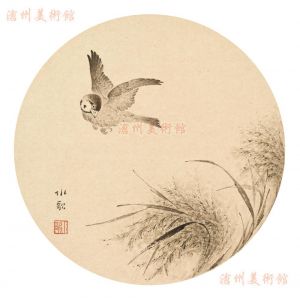Li Shuige œuvre - Peinture de fleurs et d'oiseaux dans un style traditionnel chinois, croquis 2
