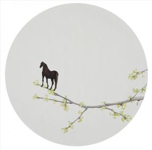 Peinture à l'huile contemporaine - Le cheval