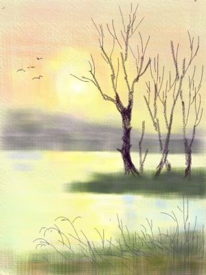 Li Feini œuvre - Le printemps arrive