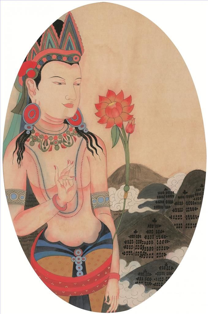 Li Xiang Art Chinois - Bloom et six objets terrestres 2