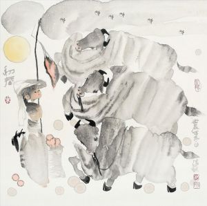 Liang Peilong œuvre - Début du printemps