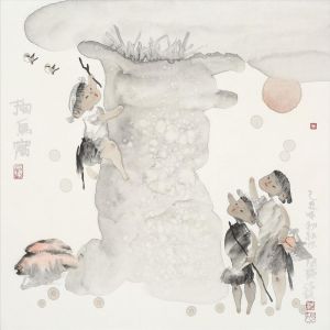 Art Chinois contemporaine - Sortez les œufs d'oiseaux d'un nid