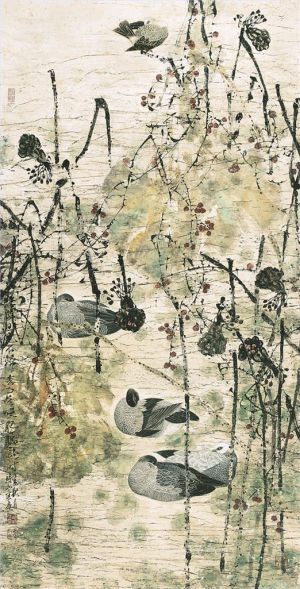 Liang Shimin œuvre - Canards