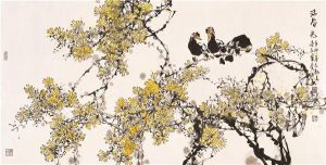 Liang Shimin œuvre - Profitez du printemps
