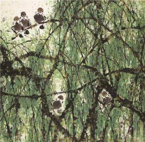 Liang Shimin œuvre - La vie au printemps