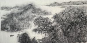 Lin Maosen œuvre - Matin à la tour Leifeng