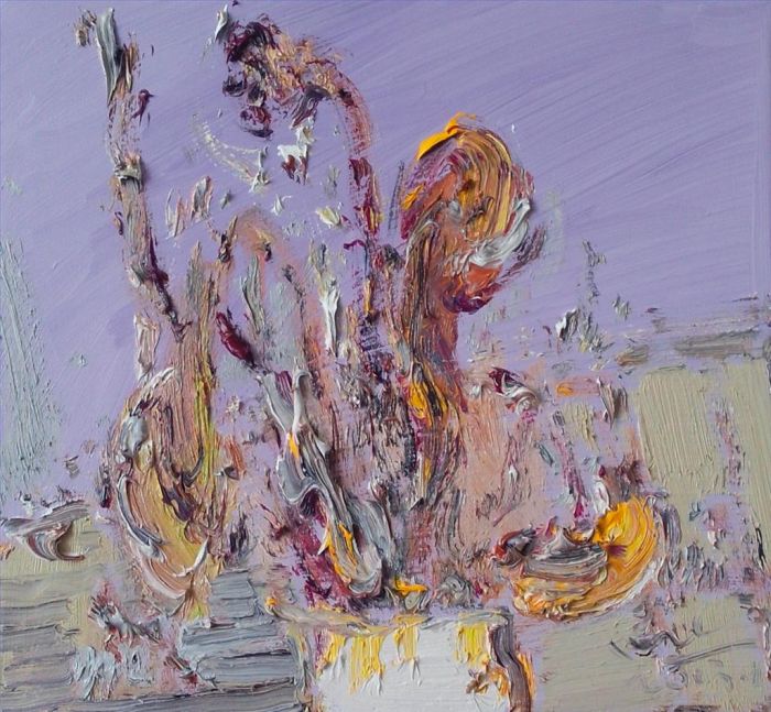Liu Mingliang Peinture à l'huile - Fleurs