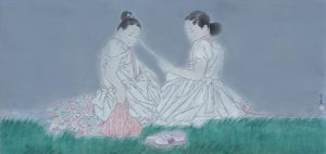 Liu Shuangxi œuvre - Fleur de mai 3