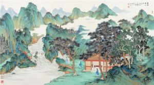 Art chinoises contemporaines - Cascade à Xishan