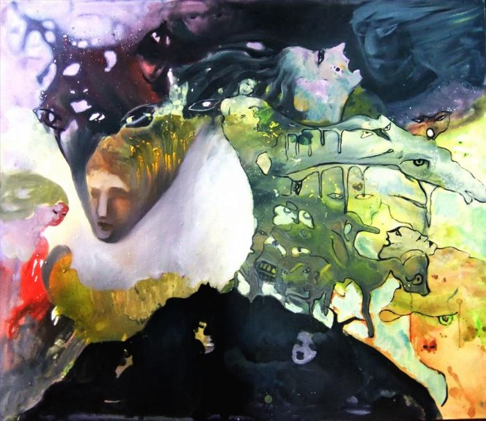 Lu Lixia Peinture à l'huile - Abstraction 2
