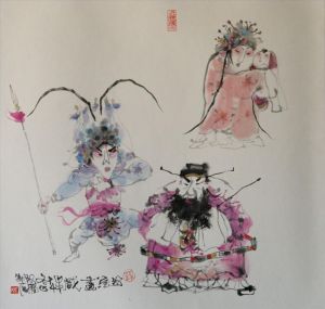 Luo Weimin œuvre - Figures d'opéra de M. Luo