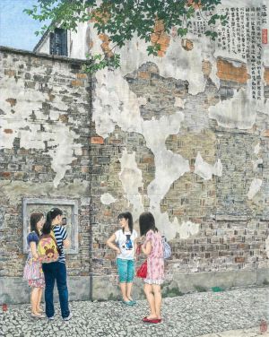 Art chinoises contemporaines - Avant le vieux mur