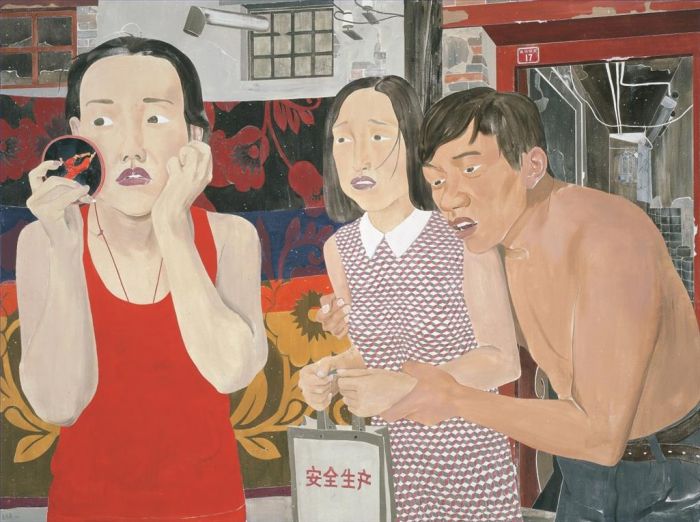 Ma Xiaoteng Peinture à l'huile - Histoire féminine