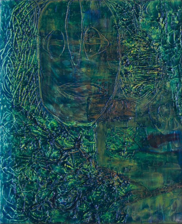 Pan Shiqiang Peinture à l'huile - Respiration profonde dans l'esprit 2