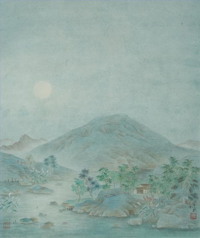 Pu Jun Art Chinois - Clair de lune froid