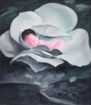 Qian Ruoyu œuvre - Le rêve du lotus
