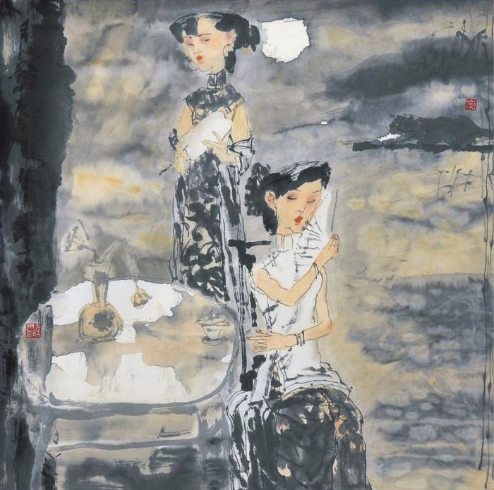 Qian Zongfei Art Chinois - Dans les années passées