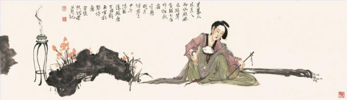 Ruan Lirong Art Chinois - Un aperçu du palais de la dynastie Tang 2