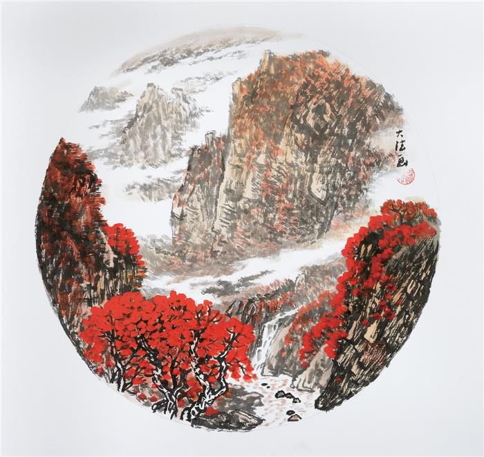 Shi Dafa Art Chinois - Ventilateur circulaire