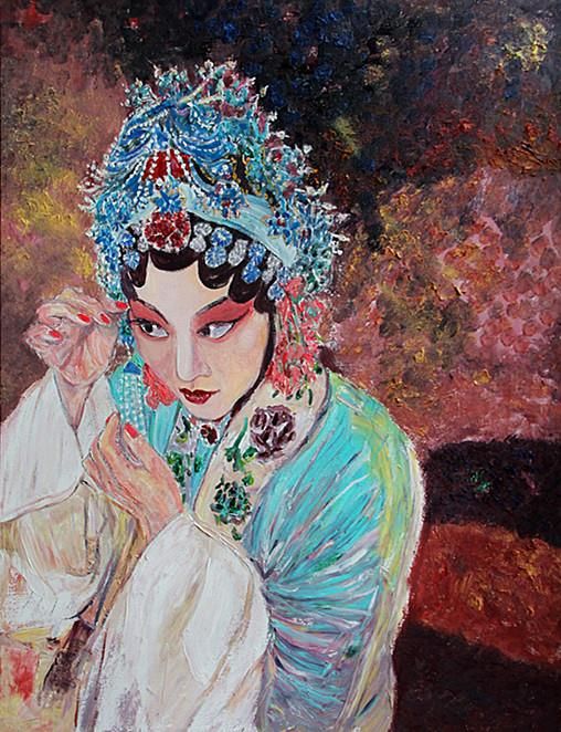 Xu Shihong Peinture à l'huile - La quintessence de la culture chinoise