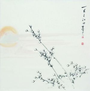 Shi Zhuguang œuvre - Clair de lune sur la rivière