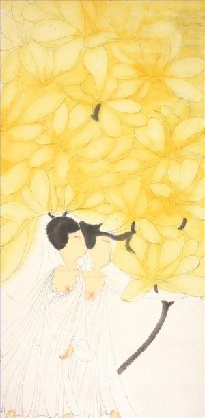 Song Shulin œuvre - Rêve de fleurs qui tombent 2