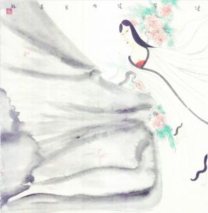 Song Shulin œuvre - Les fleurs fleurissent sur l’autre rive