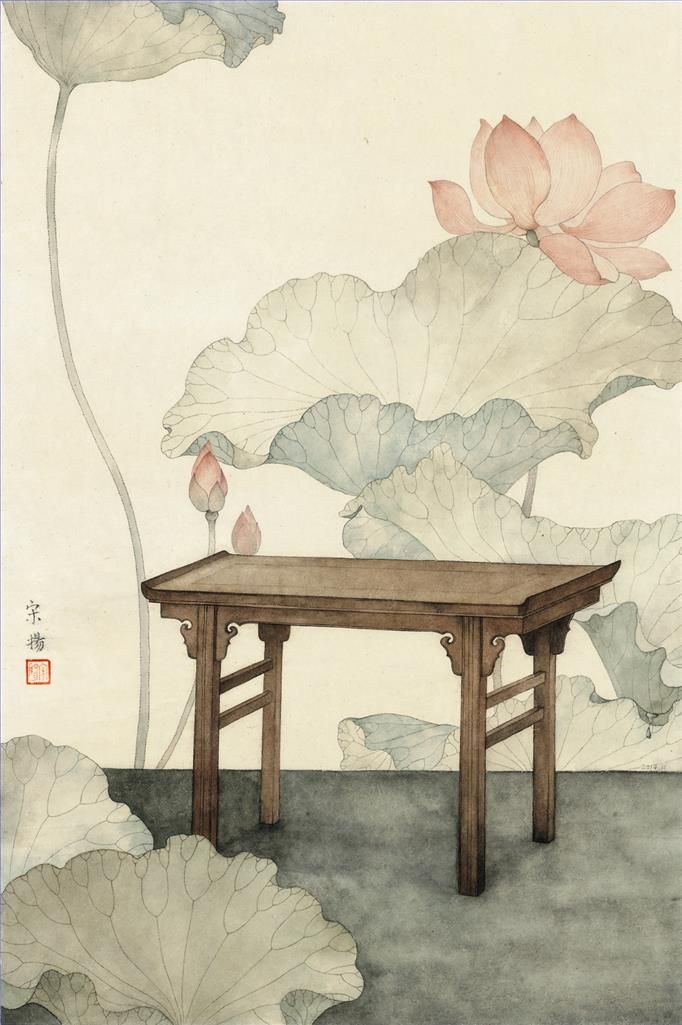 Song Yang Art Chinois - Le cœur de Lotus 2