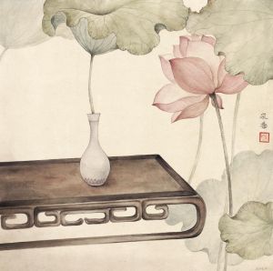 Song Yang œuvre - Le coeur de lotus