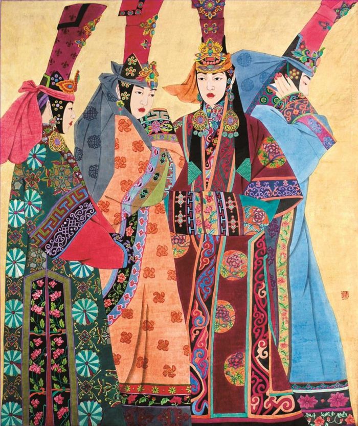 Su Ruya Art Chinois - Mesdames de Mongolie