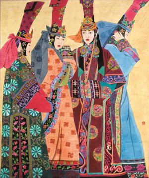 Su Ruya œuvre - Mesdames de Mongolie