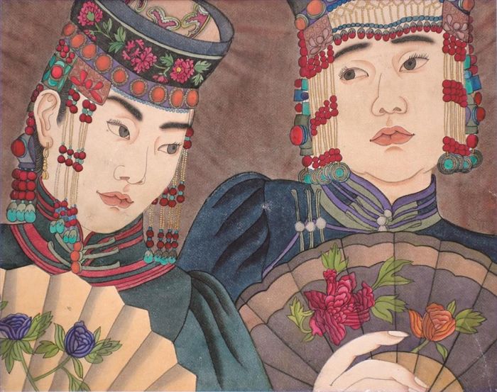 Su Ruya Art Chinois - Femme de nationalité mongole 2