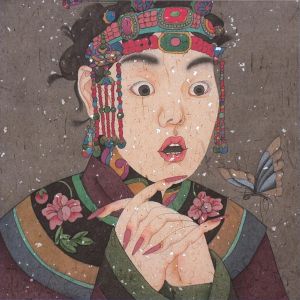 Art chinoises contemporaines - Femme de nationalité mongole 3