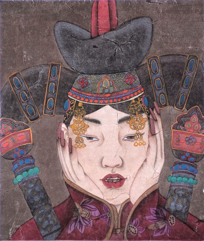 Su Ruya Art Chinois - Femme de nationalité mongole