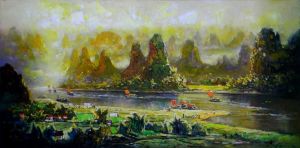 Su Yanling œuvre - Paysage pittoresque