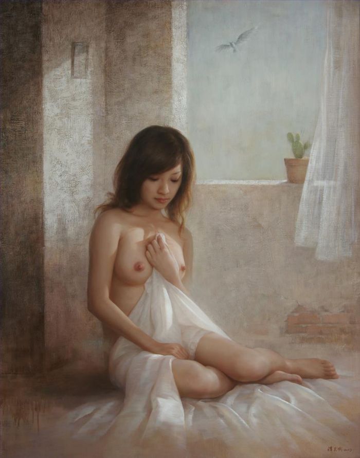 Tan Jianwu Peinture à l'huile - Fenêtre