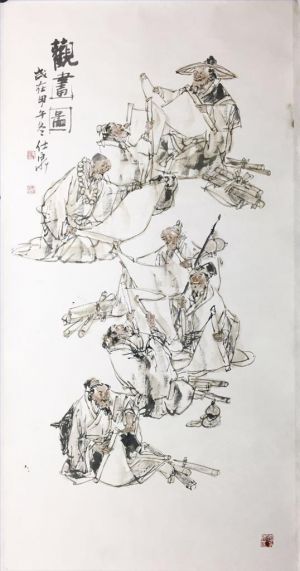 Art chinoises contemporaines - Peinture de figurines 3