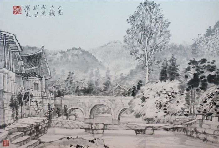 Tang Dianquan Art Chinois - Peindre de la vie