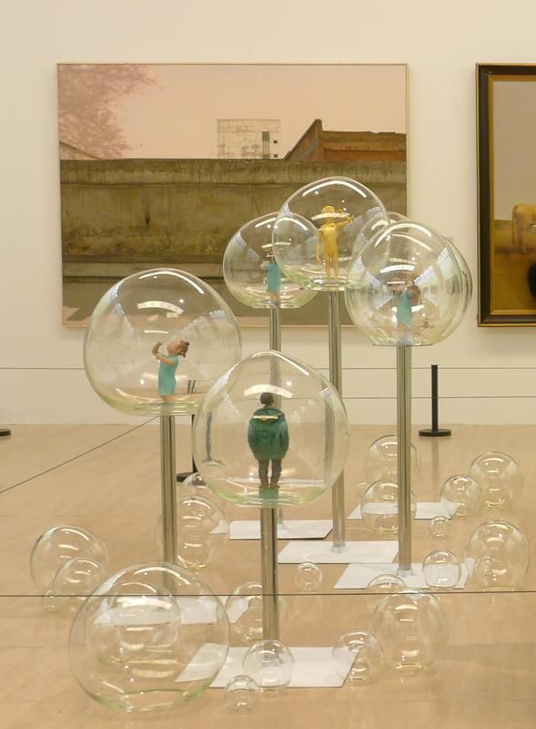 Tian He Sculpture - Série Bubble sur scène exposition 3