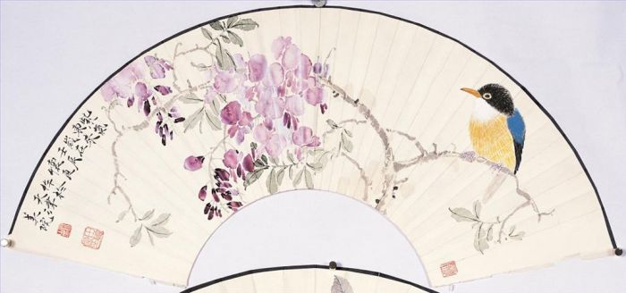 Tian Huailiang Art Chinois - Peinture de fleurs et d'oiseaux dans le style traditionnel chinois 10