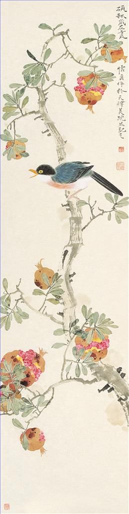 Tian Huailiang Art Chinois - Peinture de fleurs et d'oiseaux dans le style traditionnel chinois 11