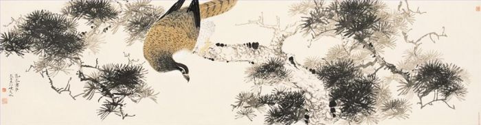 Tian Huailiang Art Chinois - Peinture de fleurs et d'oiseaux dans le style traditionnel chinois 12