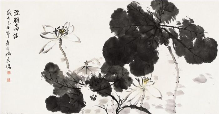 Tian Huailiang Art Chinois - Peinture de fleurs et d'oiseaux dans le style traditionnel chinois 5