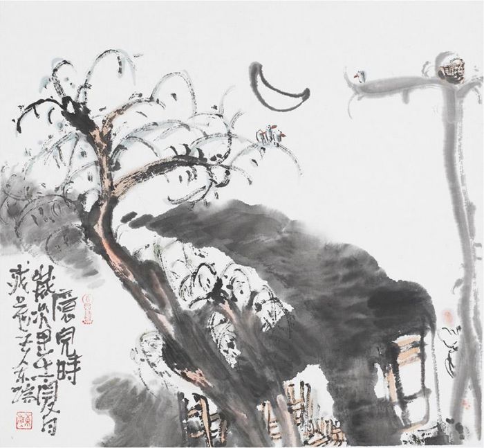 Wang Dongrui Art Chinois - Mémoire d'enfance