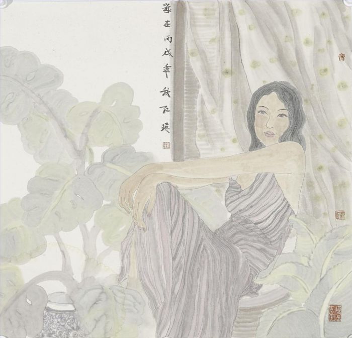 Wang Hongying Art Chinois - Serein