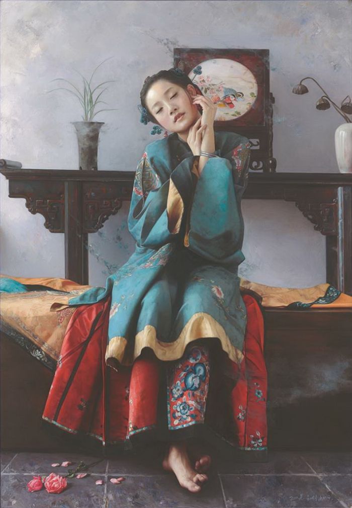 Wang Mingyue Peinture à l'huile - Rêve de mariage